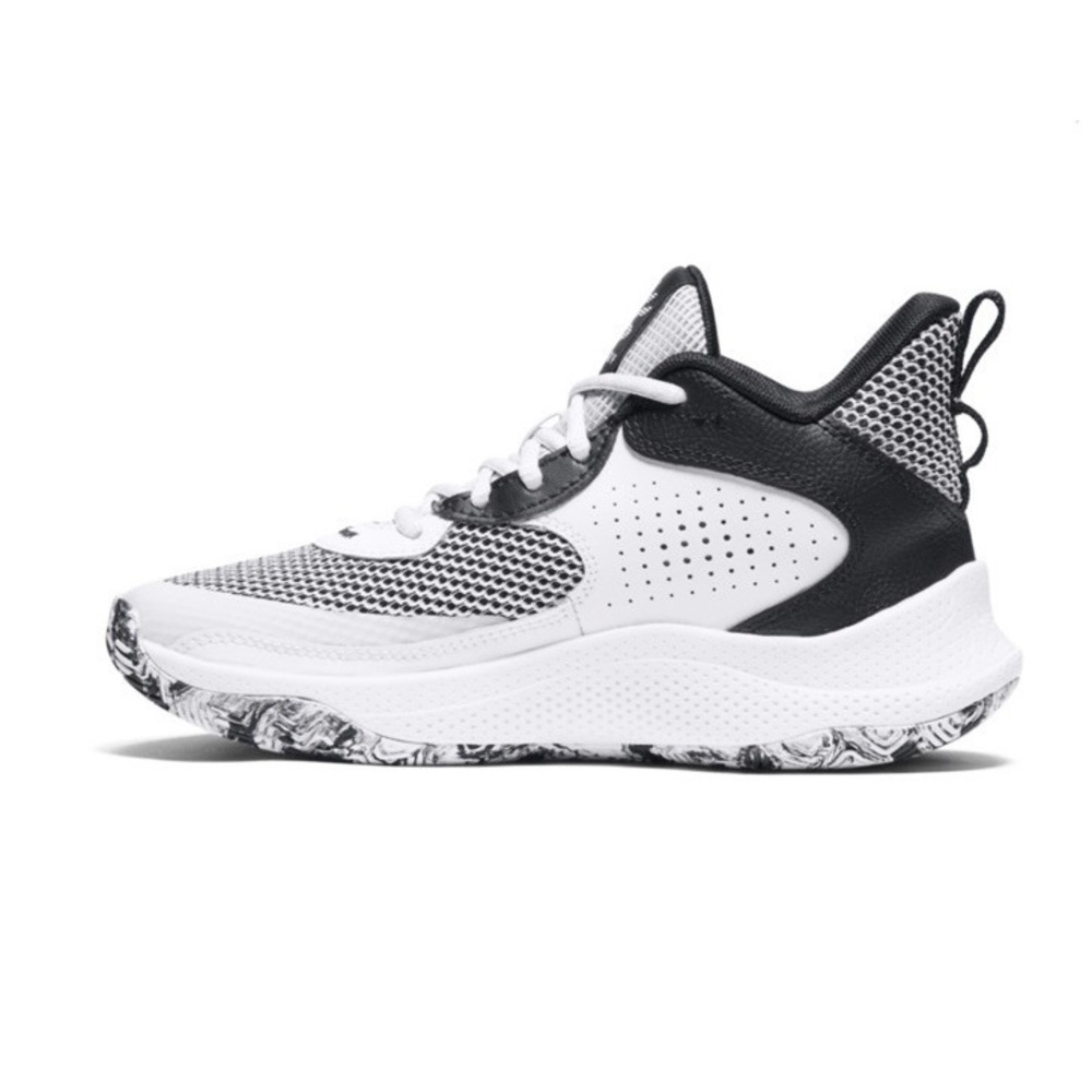Under Armour GS Curry 3Z 24 Black White Gray Basketball Shoes 4 Youth Unisex New